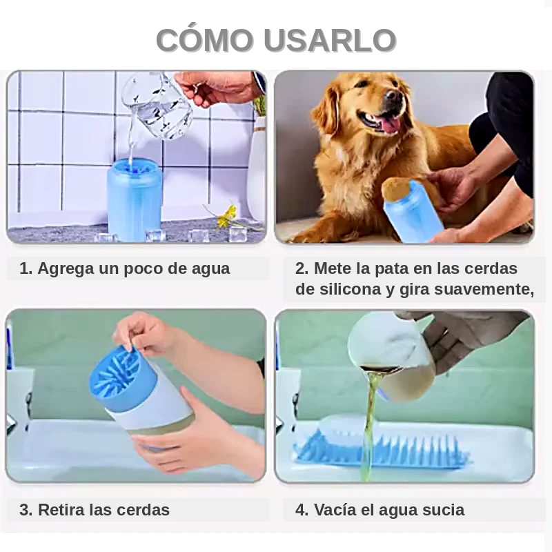 “Limpiador de Patas para Perros LAVOTIX™ – Limpieza Fácil y Rápida”